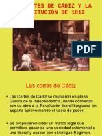 Las Cortes de Cádiz y la Constitución de 1812