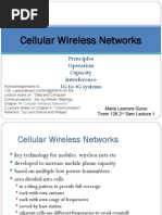 1 Cellular Wireless Networks