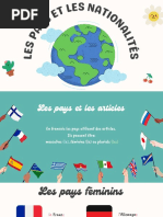 Les pays et les nationalités