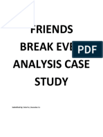 Friends Break Even Analysis
