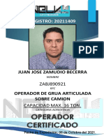 Credencial - Op Articulada Juan Jose - Emypza Construcciones