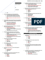 Pediatrics Unit Tests Feedback