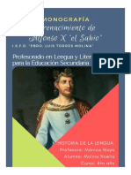 El Renacimiento Cultural de Alfonso X El Sabio