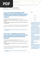 CCNA1 v7 - ITN - Lab Answers Archives - InfraExam 2022