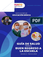 Guía Salud Buen Regreso Clases Guanajuato versión 4 educación básica 