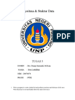 Tugas 5 - Algostruk - Dita Luthfillah - 20076074