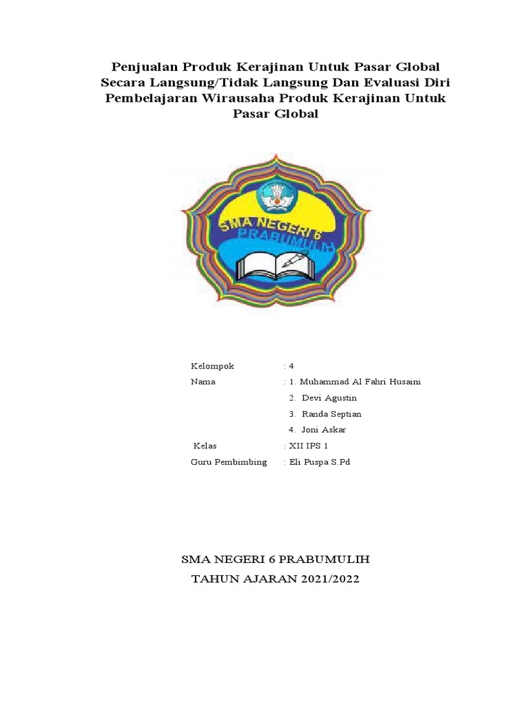Menjual Produk Kerajinan Tangan Desa Tanjungsari melalui Marketplace