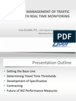 Management of Traffic With Real Time Monitoring