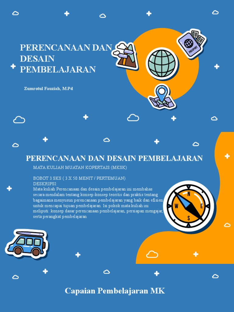 Rps Perencanaan Dan Desain Pembelajaran Pdf