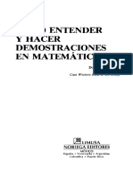 Cómo Entender y Hacer Las Demostraciones