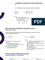 Formulas de Datos Agrupados