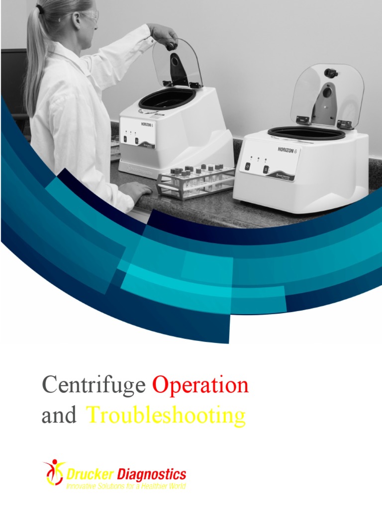 Centrifuge Operation and Troubleshooting Guide PDF Centrifuge