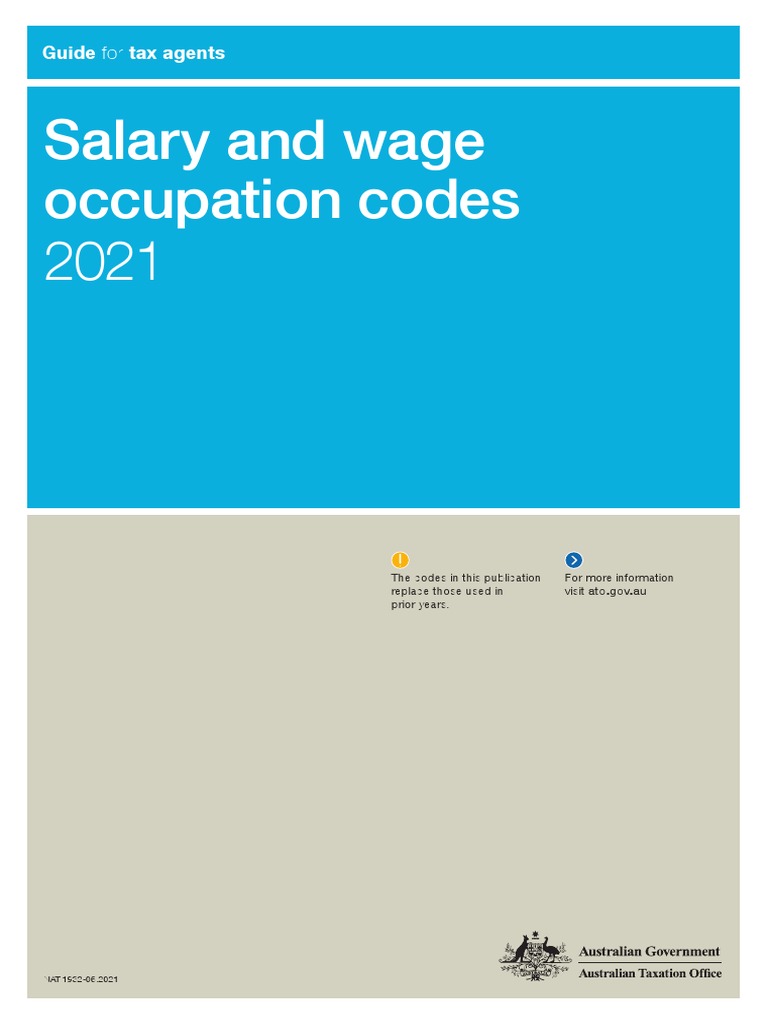 Salary and Wage Occupation Codes 2021 | PDF | Taxes | Tax Return ...