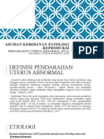 Asuhan Kebidanan Patologi Reproduksi: Perdarahan Uterus Abnormal (Pua)