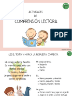 Actividades de Comprension Lectora