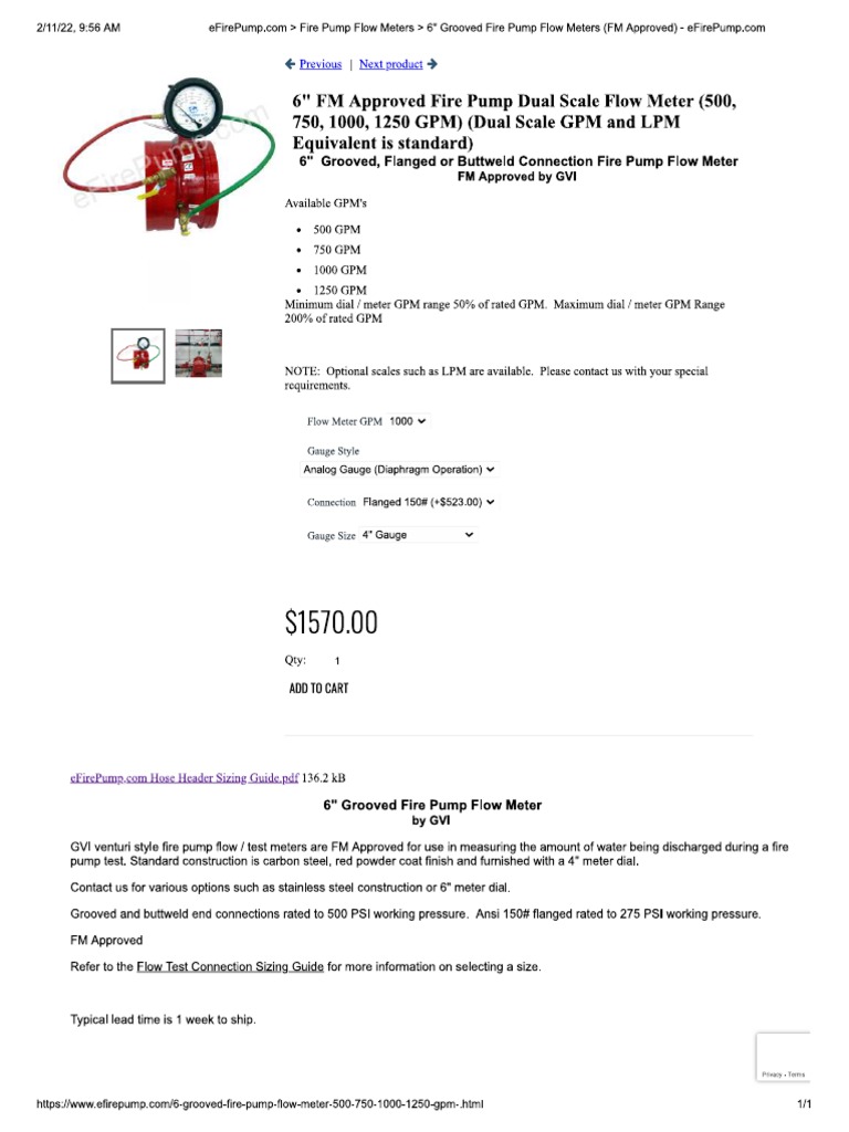 Fire Pump Flow Meters PDF