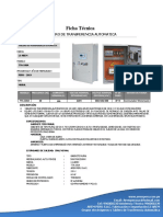 Ficha Tecnica Tablero de Transferencia Tta 100a