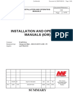 Installation and Operation Manuals (Iom)