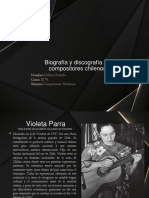 Biografía y Discografía de Compositores Chilenos