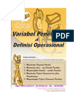 Variable Penelitian Dan Definisi Operasional Variable2