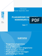 Plagiarisme Dan Topik Karangan Ilmiah-Revisi