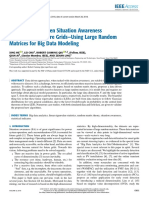 A Novel Data-Driven Situation Awareness Approach For Future Grids - Using Large Random Matrices For Big Data Modeling