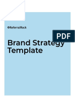 Brand Strategy Template