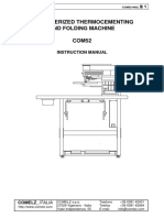Computerized Thermocementing and Folding Machine COM52: Comelz - Italia 1