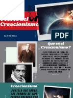 Teoría Del Creacionismo