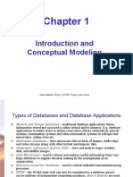 Introduction and Conceptual Modeling: Sarat Saharia, Deptt. of CSE, Tezpur University