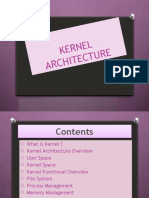 Kernel Archit Ecture