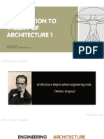 TOA-1-Module 1 - Introduction To Theory of Architecture 1