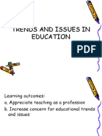 Trends and Issues in Education