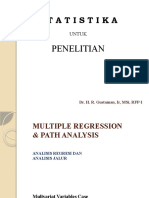 Materi Statistika 8 Regresi & Path Analysis