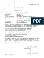 Format Surat Lamaran