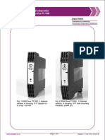 Configurable Transmitter For PT 100: RISH Ducer PT 602, 1 or 2 Channels