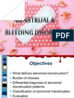Menstrual and Bleeding Disorders