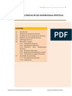 Conceptos Básicos de Las Instalaciones Eléctricas: Contenido