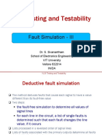 VLSI Testing and Testability: Fault Simulation - III