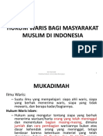 Hukum Waris Bagi Masyarakat Muslim Di Indonesia