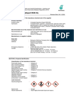 Unleaded Gasoline (Export RON 95) : Safety Data Sheet