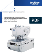 Electronic Eyelet Button Hole Machine