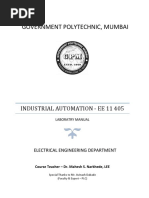 Lab Manual Industrial Automation