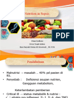 3. Dr. Dhani Redhono Harioputro, Sp.pd-kPTI, FINASIM - Immunonutrisi in Sepsis