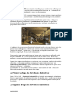 A Revolução Industrial Foi Um Conjunto de Mudanças Que Aconteceram Na Europa Nos Séculos XVIII e XIX