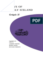 Laws of Early Iceland. Grágás II (Trans. and Ed. Andrew Dennis, Peter Foote, Richard Perkins)