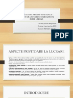 Simpozion - Rugăciunea Pentru Aproapele - Factor de Unitate Și Solidaritate Inter Umană