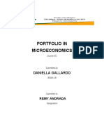 Portfolio in Microeconomics: Daniella Gallardo