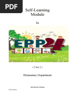 Epp g4 Module Unit 1