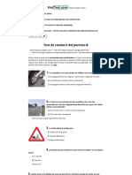 Tests de Autoescuela Online Del Permiso de Conducción